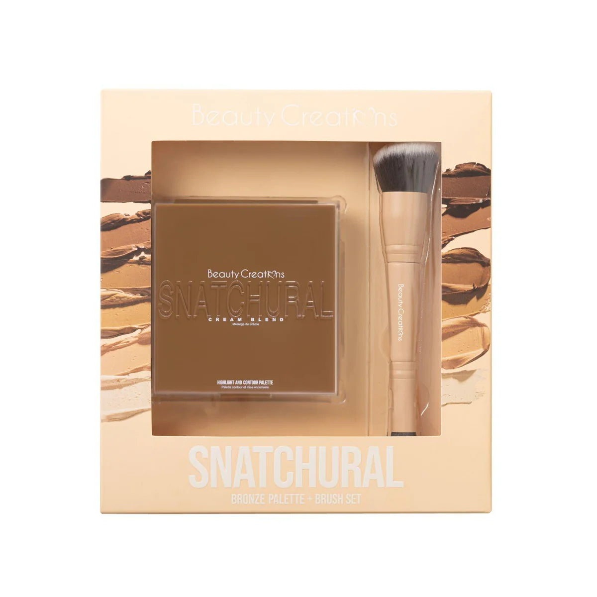 SNATCHURAL BRONZE PALETTE + BRUSH SET